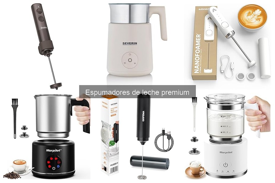 Problemas comunes con espumadores de leche premium y soluciones