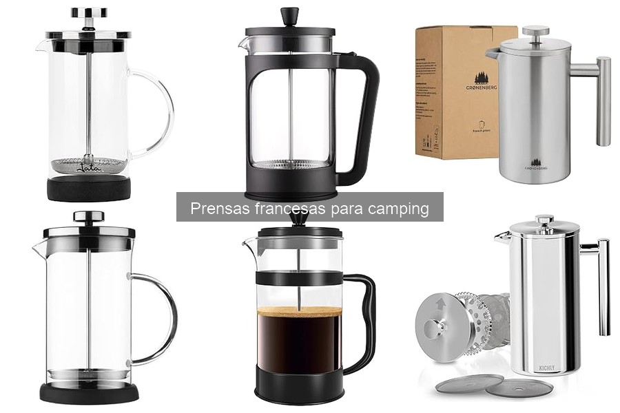 Problemas comunes con prensas francesas para camping