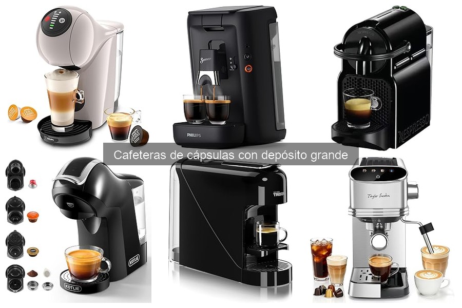 Problemas comunes en cafeteras de cápsulas con depósito grande
