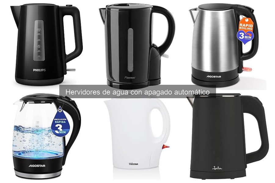 Problemas comunes en hervidores de agua con apagado automático