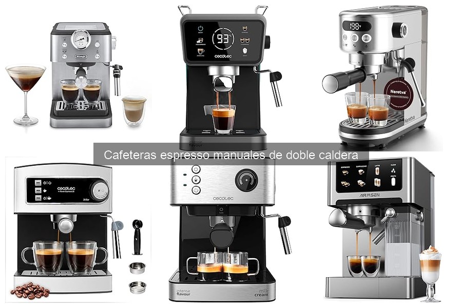 Problemas comunes y soluciones de cafeteras espresso de doble caldera