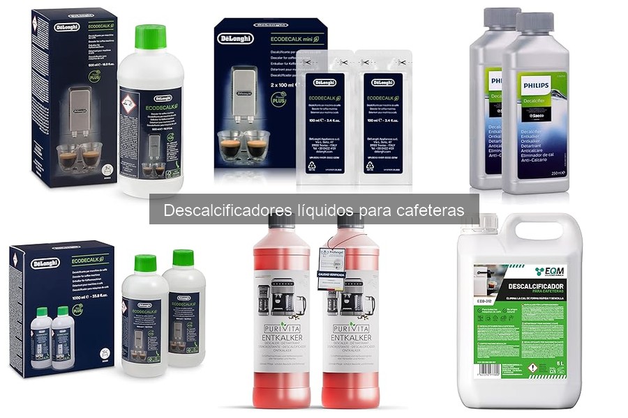 ¿Qué es un descalcificador líquido para cafeteras?