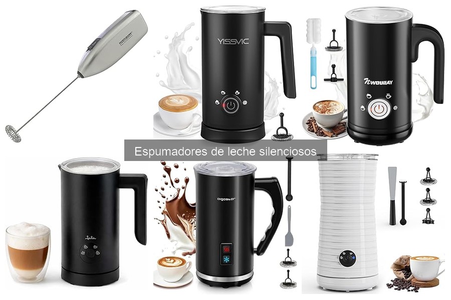 ¿Qué es un espumador de leche silencioso y cómo funciona?