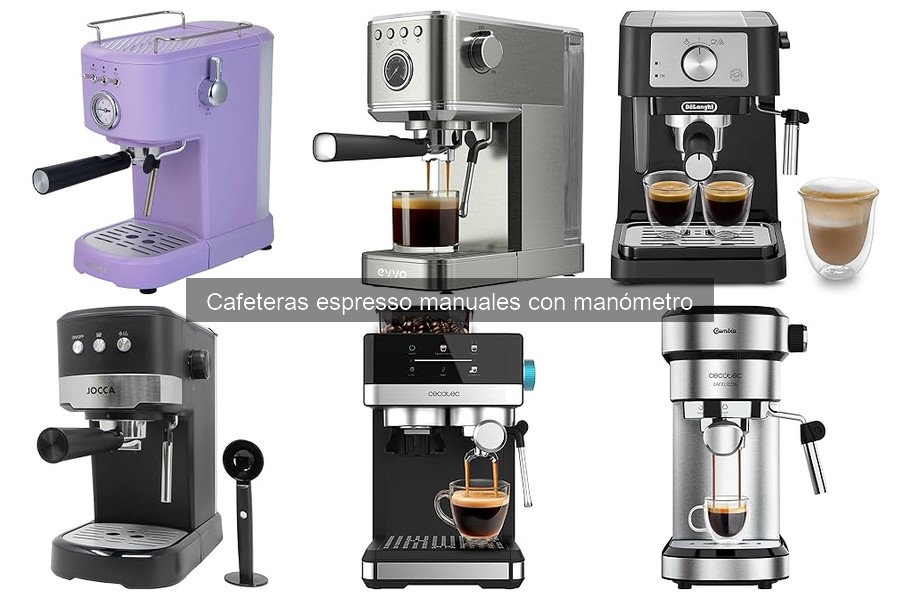 ¿Qué es una cafetera espresso manual con manómetro?