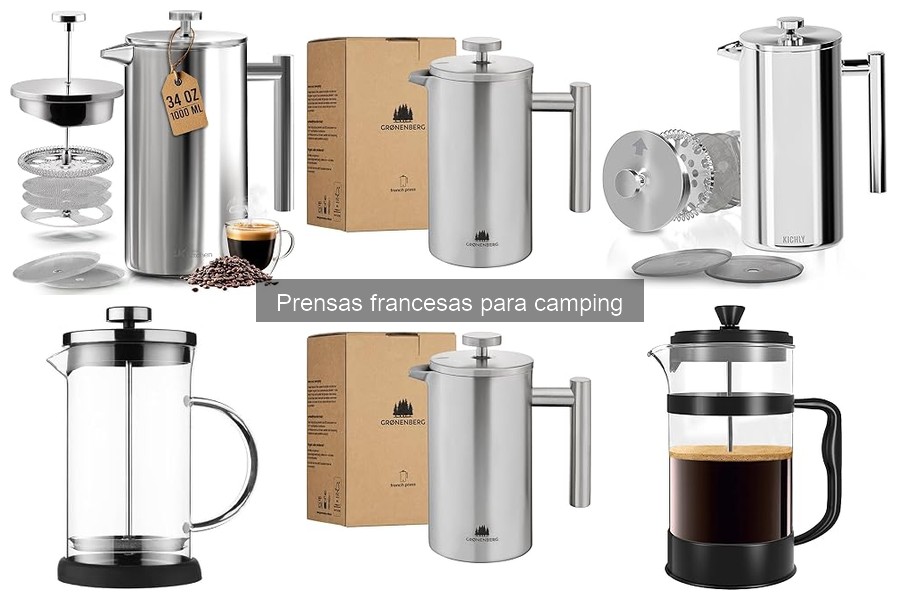 ¿Qué es una prensa francesa para camping? Características y Usos
