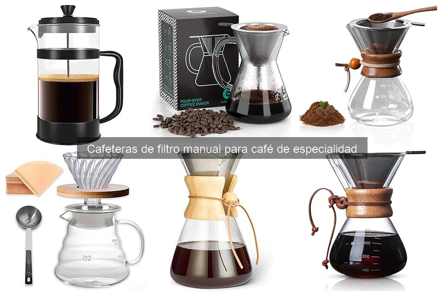 ¿Qué son las cafeteras de filtro manual y cómo funcionan?