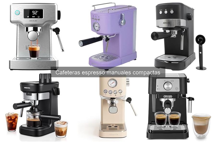 ¿Qué son las cafeteras espresso manuales compactas?