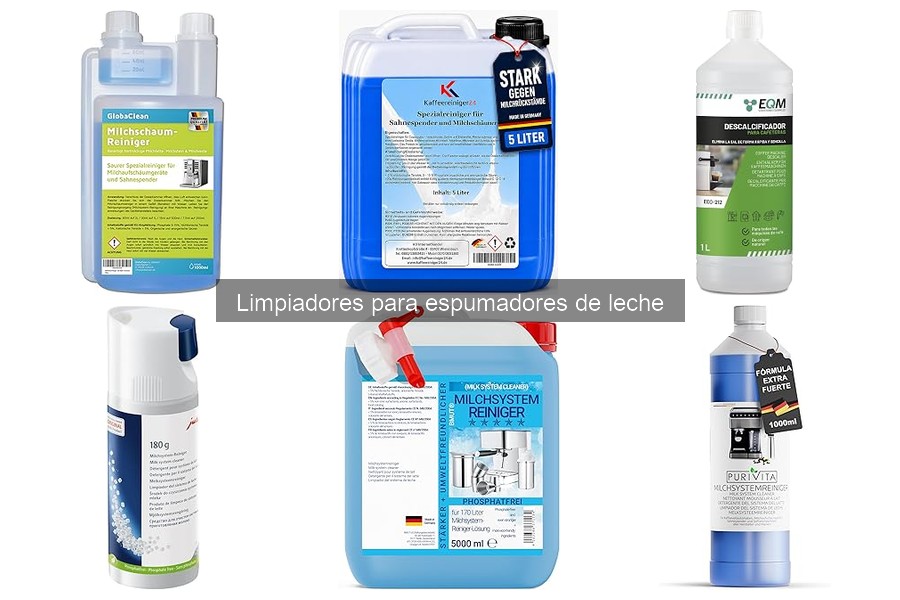 ¿Qué son los limpiadores para espumadores de leche?