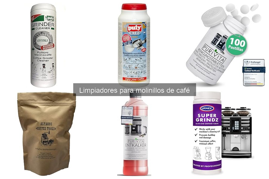 ¿Qué son los limpiadores para molinillos de café?