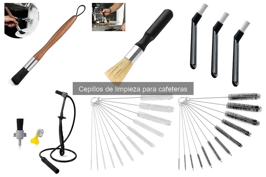 Tipos de cepillos de limpieza ideales para tu cafetera