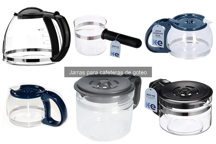 Tipos de jarras para cafeteras de goteo: Guía completa