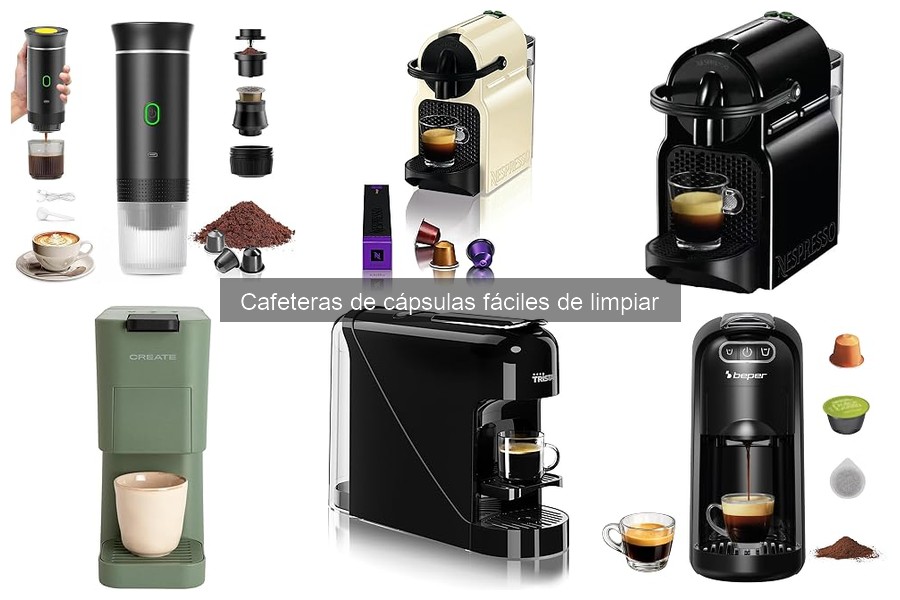 Ventajas de las cafeteras de cápsulas fáciles de limpiar
