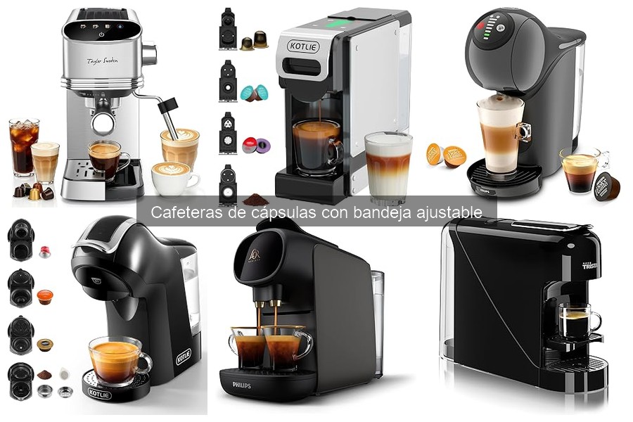 Ventajas y desventajas de cafeteras de cápsulas con bandeja ajustable